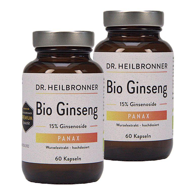 shopapotheke Dr. Heilbronner Roter Bio Ginseng Kapseln - 2er-Set Sonderangebot