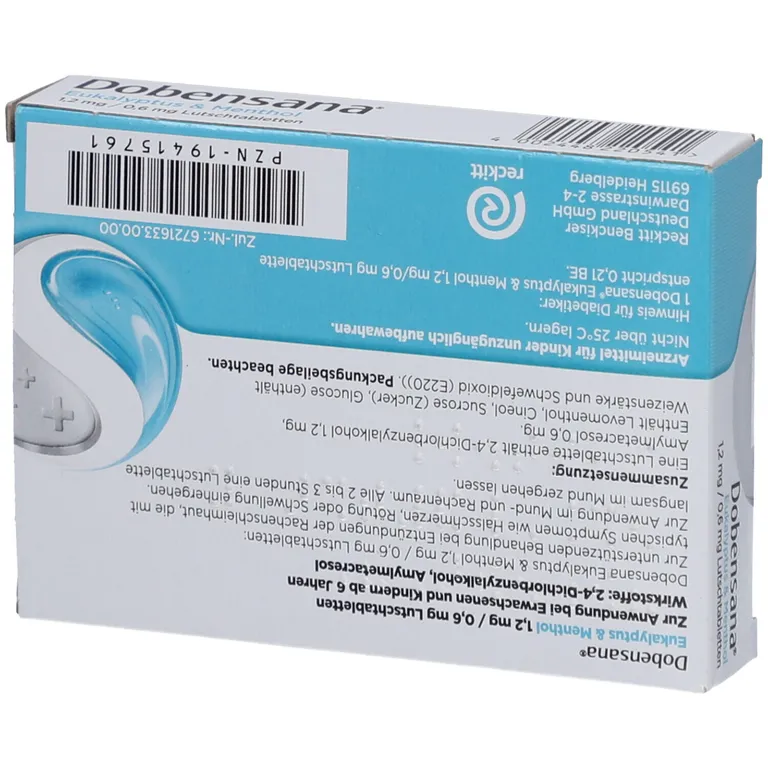shopapotheke Dobensana Eukalyptus & Menthol 1.2mg/0.6mg Lutschtabletten Günstig kaufen