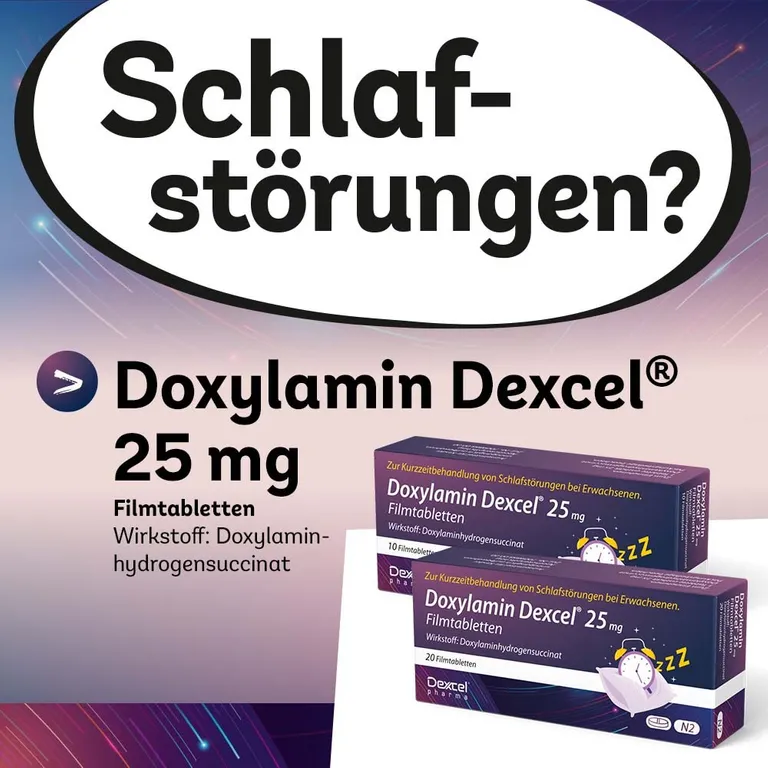 shopapotheke Doxylamin Dexcel® 25 mg Filmtabletten Exklusivangebot