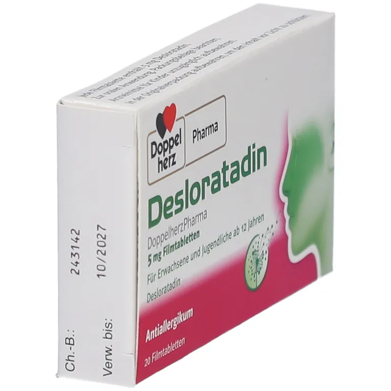 shopapotheke Desloratadin DoppelherzPharma 5 mg Filmtabletten Preisnachlass