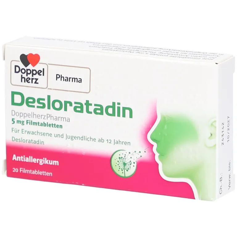 shopapotheke Desloratadin DoppelherzPharma 5 mg Filmtabletten Preisnachlass