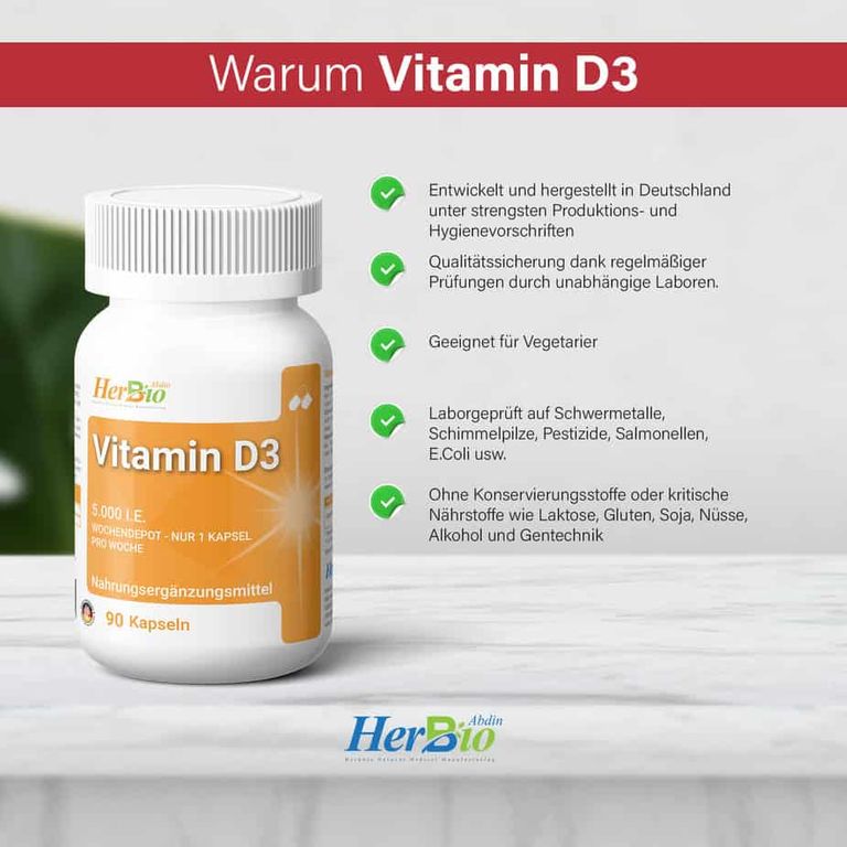 shopapotheke HerbBio Vitamin D3 5000 I.E Saisonschlussverkauf