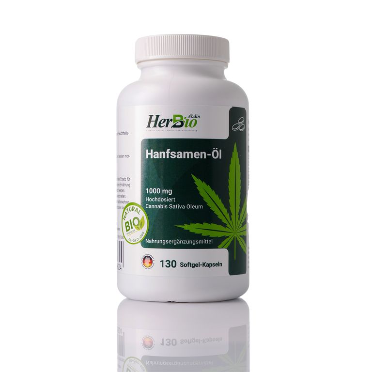 shopapotheke HerbBio bio Hanfsamen-Öl 1000mg Black Friday