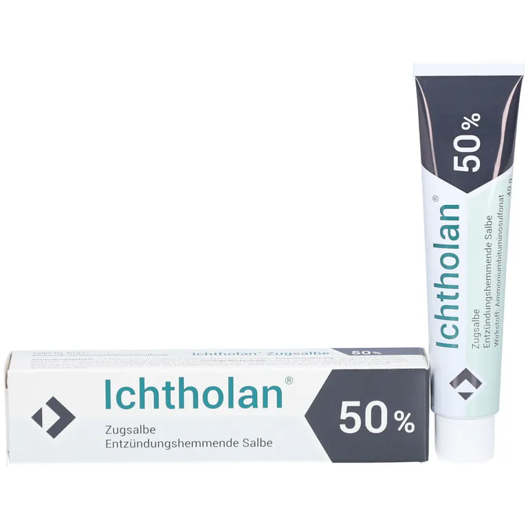 shopapotheke Ichtholan® 50 % Salbe – Zur Behandlung von Furunkeln und tiefen Abszessen Räumungsverkauf
