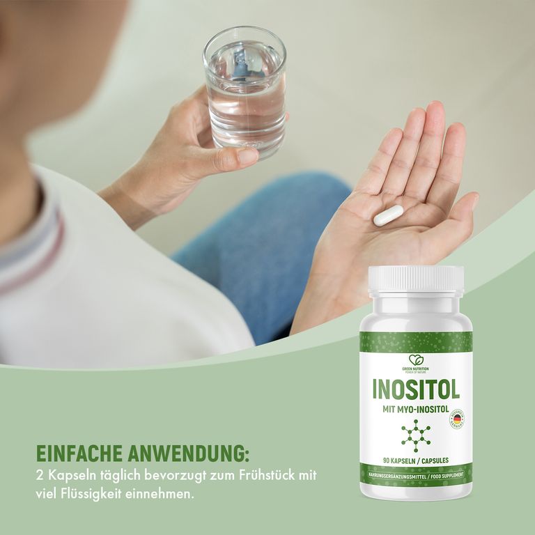 shopapotheke Inositol Kapseln mit Myo-Inositol - Green Nutrition Letzte 3 Tage