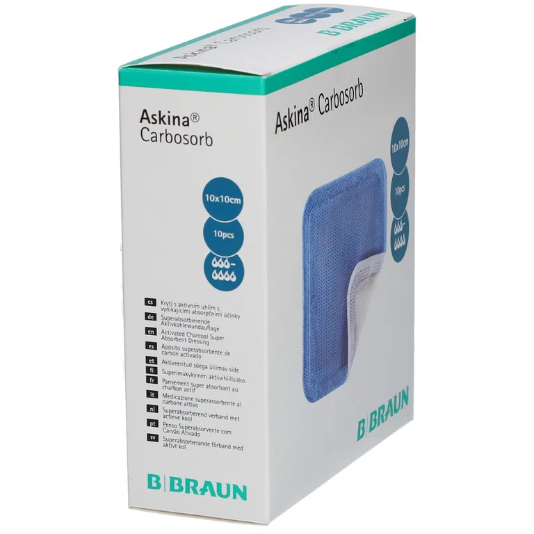 shopapotheke Askina® Carbosorb nicht haftende Wundauflage 10x10 cm im Angebot