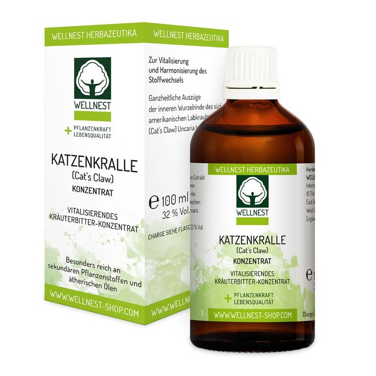 shopapotheke Bio Katzenkralle Konzentrat Wellnest Urtinktur Günstiger Verkauf