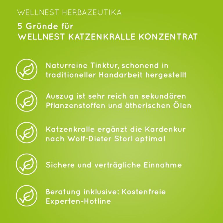 shopapotheke Bio Katzenkralle Konzentrat Wellnest Urtinktur Günstiger Verkauf