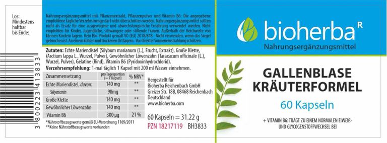 shopapotheke Gallenblase Kräuterformel Kapseln Meist gekauft
