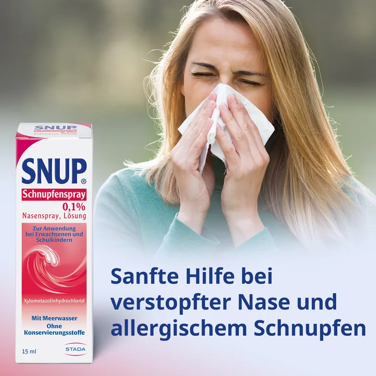shopapotheke Snup® Nasen- & Schnupfenspray 0.1% mit Meerwasser Kostenlose Rückgabe
