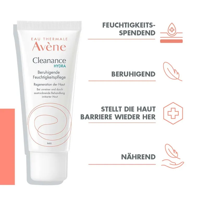 shopapotheke Avène Cleanance Hydra beruhigende Feuchtigkeitspflege - bei dermatologischer Behandlung von Akne Bis zu 60% Rabatt