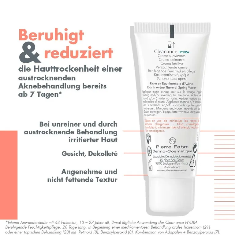 shopapotheke Avène Cleanance Hydra beruhigende Feuchtigkeitspflege - bei dermatologischer Behandlung von Akne Bis zu 60% Rabatt
