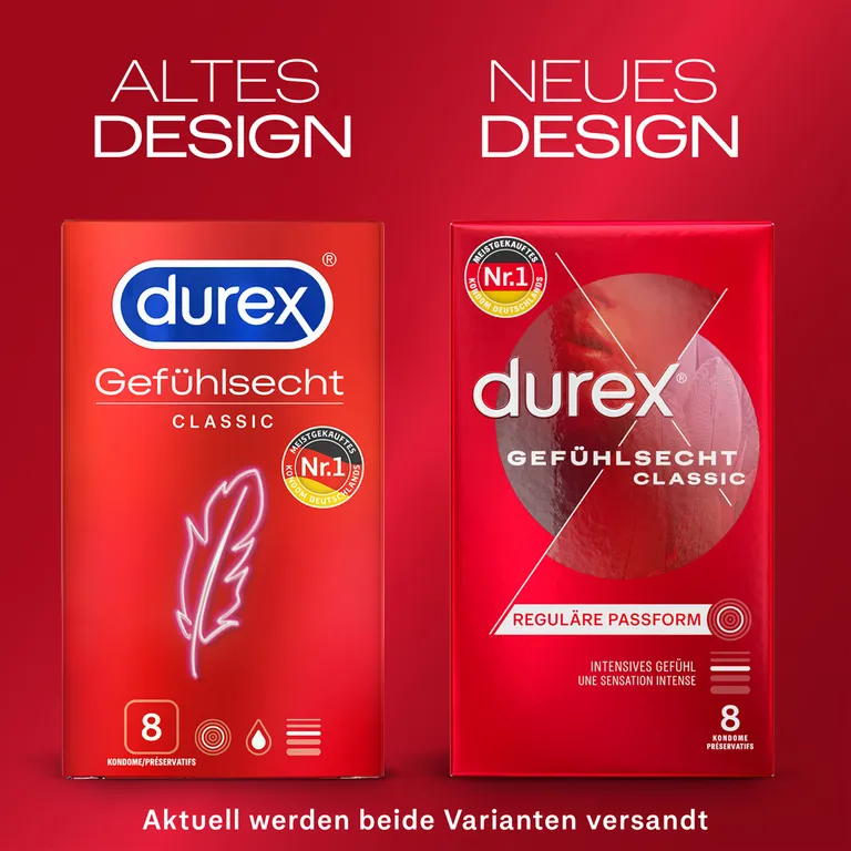 shopapotheke durex® Gefühlsecht Classic Kondome Kostenloser Versand international