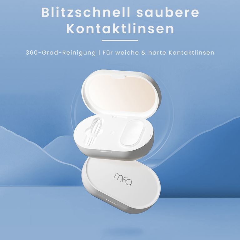 shopapotheke mfa® Ultraschallreinigungsgerät für harte & weiche Kontaktlinsen Auslauf