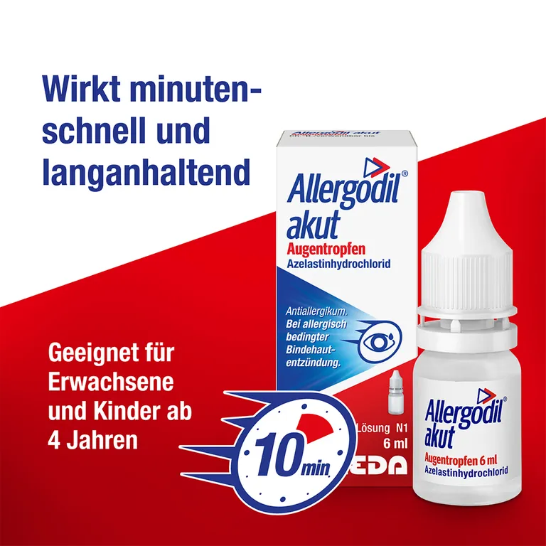 shopapotheke Allergodil® akut Augentropfen: Lindernde Lösung für die Augen bei Pollenallergie Heuschnupfen nicht-saisonaler Allergie - Jetzt 10% mit dem Code cooper10 sparen* Valentinstagsangebot