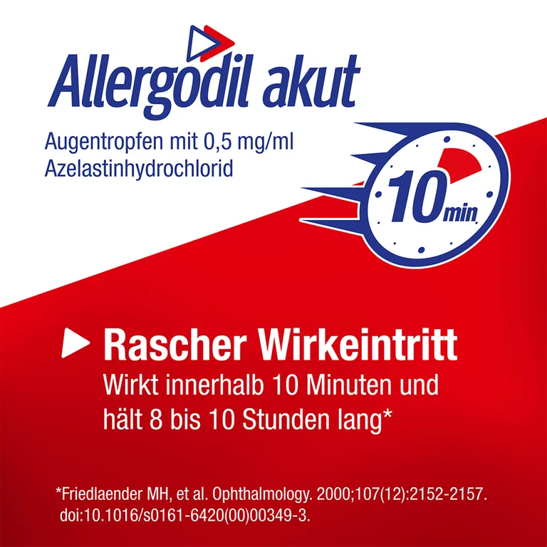 shopapotheke Allergodil® akut Augentropfen: Lindernde Lösung für die Augen bei Pollenallergie Heuschnupfen nicht-saisonaler Allergie - Jetzt 10% mit dem Code cooper10 sparen* Valentinstagsangebot