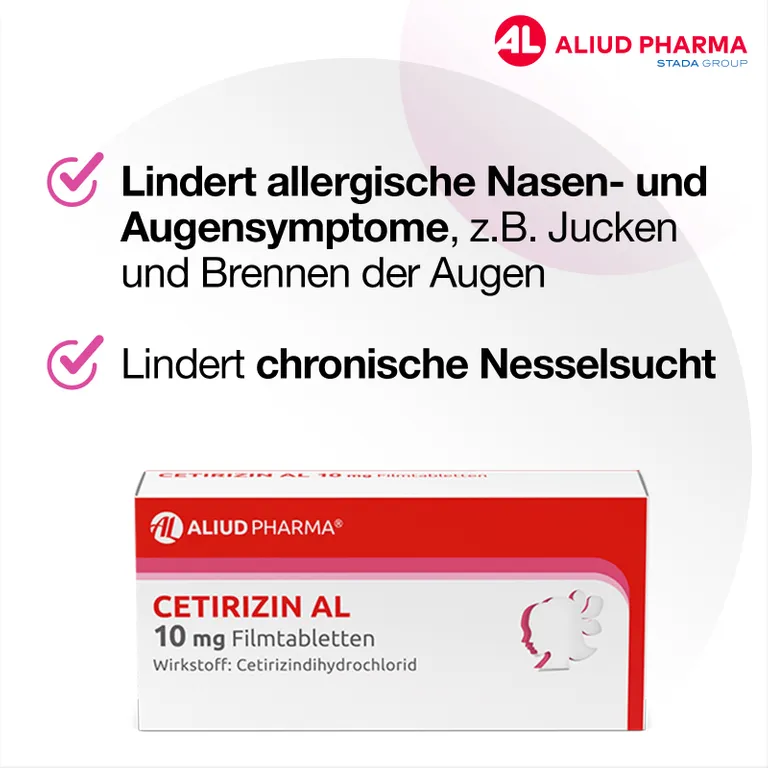 shopapotheke Cetirizin AL 10 mg Filmtabletten bei Heuschnupfen Blitzangebot