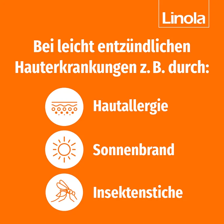 shopapotheke Linola Akut 0 5% - Hydrocortison Creme bei leicht entzündeter Haut Sonnenbrand oder Mückenstichen Nur für heute