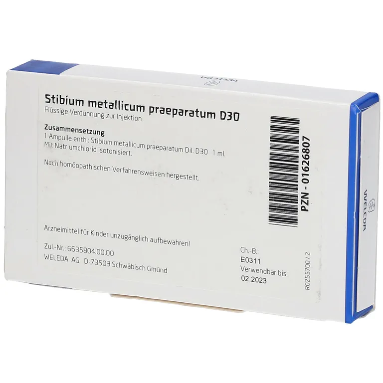 shopapotheke Stibium Met. Praeparatum D 30 Amp Cyber Monday
