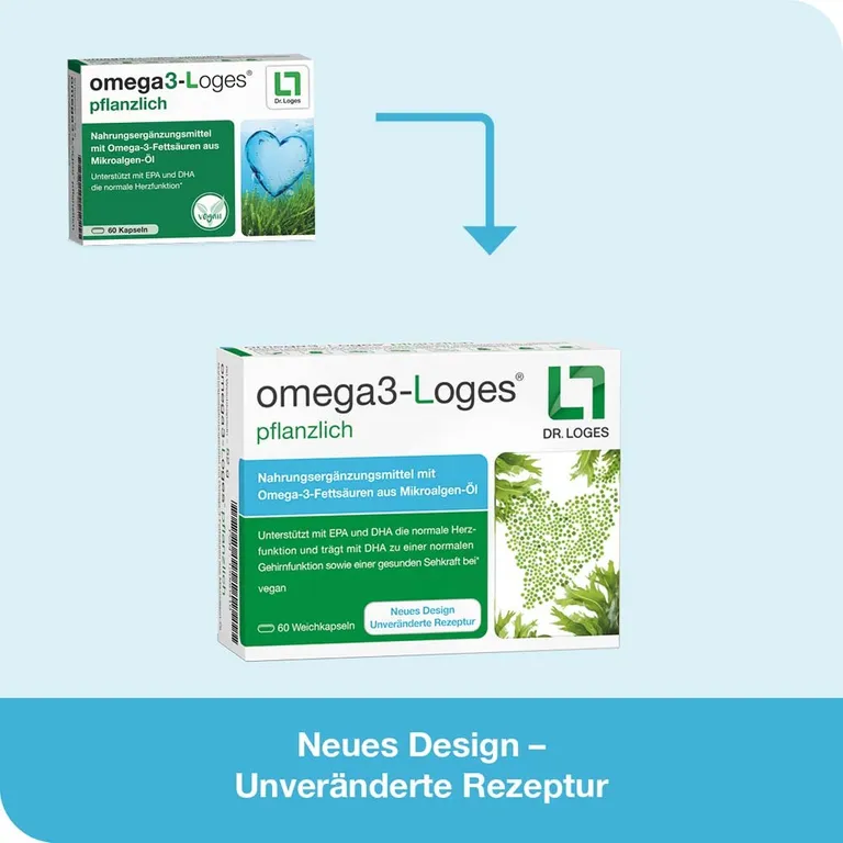 shopapotheke omega3-Loges pflanzlich – Omega-3 Kapseln vegan Bestseller