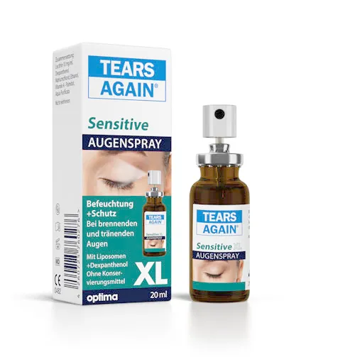 shopapotheke TEARS AGAIN® Sensitive XL Augenspray Kostenloser Versand international