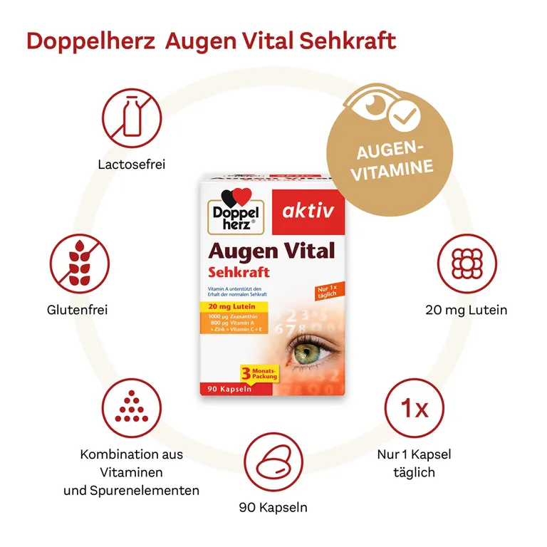 shopapotheke Doppelherz® Augen Vital Sehkraft Rabatt