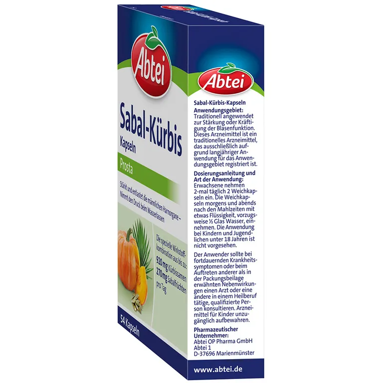 shopapotheke Abtei Sabal + Kürbis Valentinstagsangebot