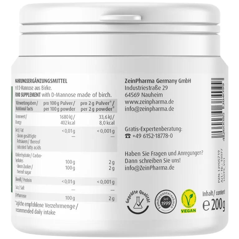 shopapotheke ZeinPharma® Natural D Mannose Pulver Große Rabatte
