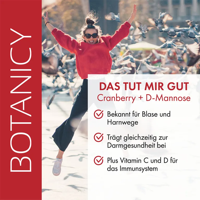 shopapotheke BOTANICY Cranberry + D-Mannose Sonderangebote