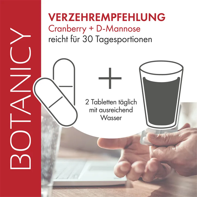 shopapotheke BOTANICY Cranberry + D-Mannose Sonderangebote