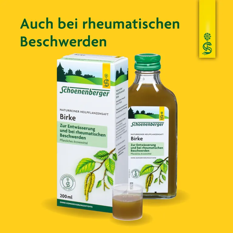 shopapotheke Schoenenberger® naturreiner Heilpflanzensaft Birke Begrenzte Freigabe