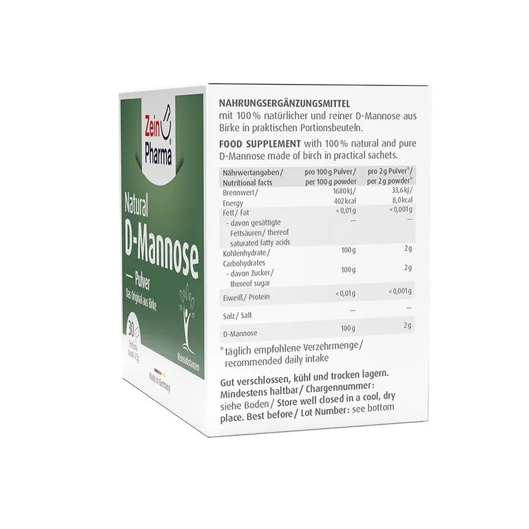 shopapotheke ZeinPharma® Natural D-Mannose 2000 mg Bis zu 65% Rabatt