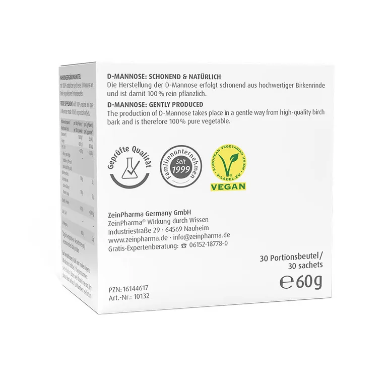 shopapotheke ZeinPharma® Natural D-Mannose 2000 mg Bis zu 65% Rabatt