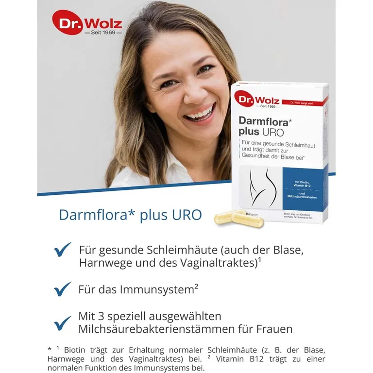 shopapotheke Dr. Wolz Darmflora* plus URO 40 Kapseln Discount Store für neue Produkte