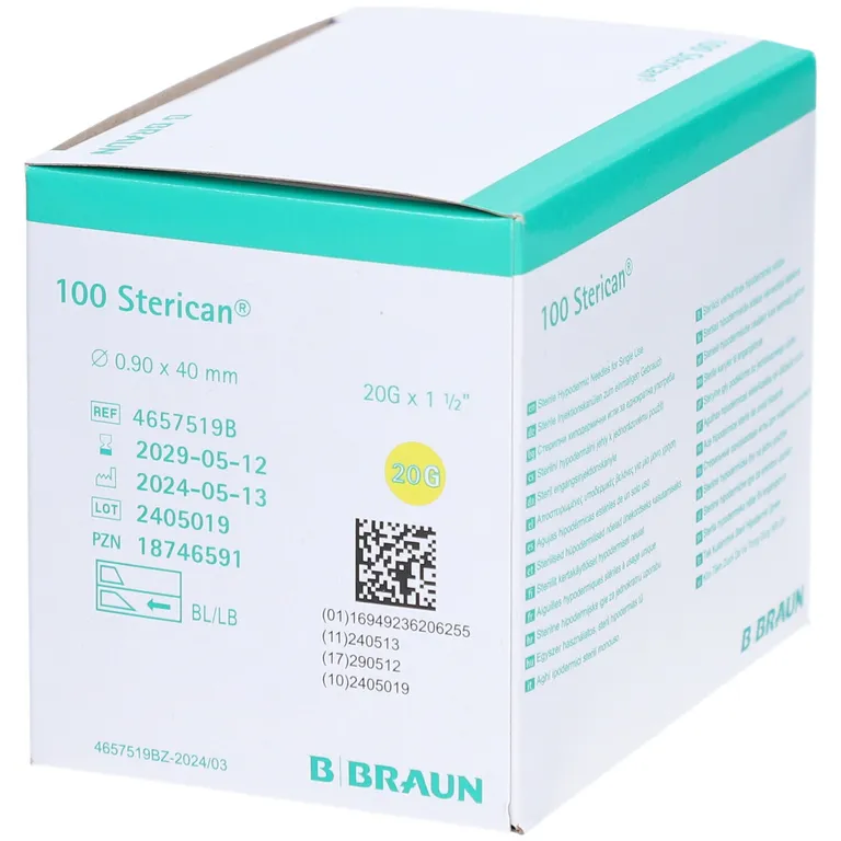 shopapotheke Sterican® Einmalkanüle 20 G 40 mm Begrenztes Angebot