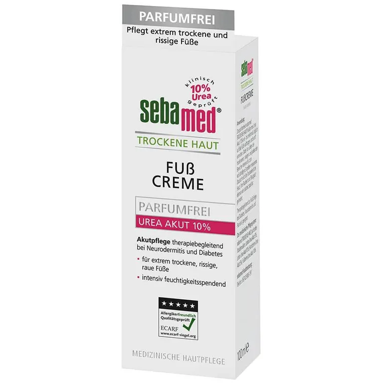 shopapotheke sebamed® Trockene Haut Fußcreme Parfumfrei Urea 10% Saisonschlussverkauf