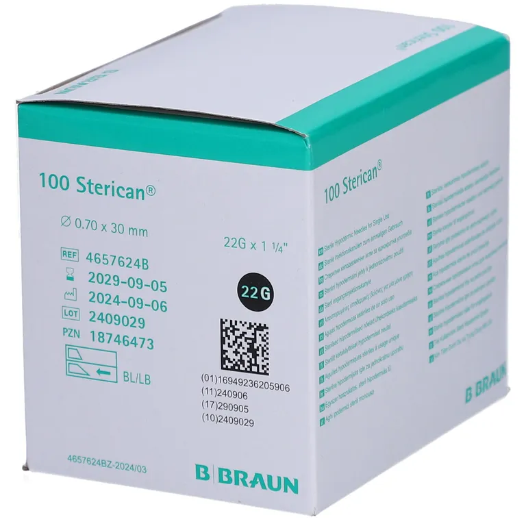 shopapotheke STERICAN Einmalkanüle 22 G 30 mm Top Angebot