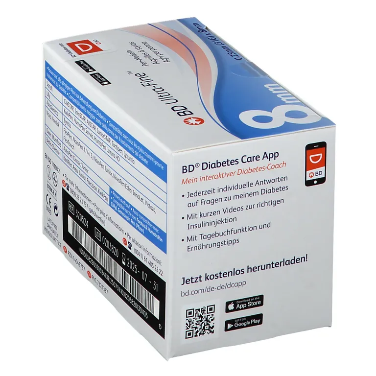 shopapotheke BD Micro-Fine Ultra™ 8 mm 31G Sonderangebot der Fabrik