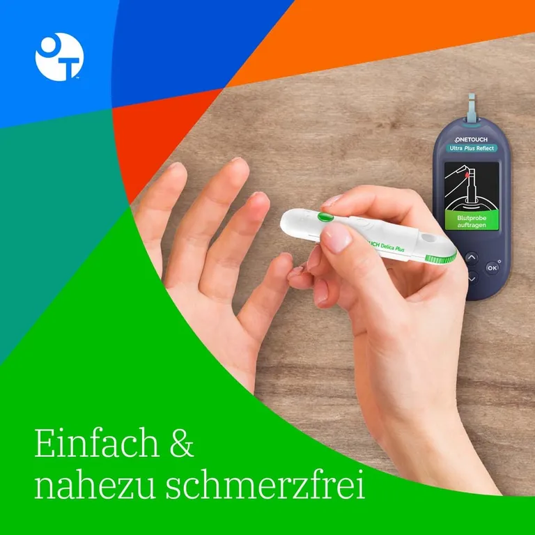 shopapotheke OneTouch Ultra Plus Reflect® Blutzucker-Messgerät Set mg/dl Bis zu 55% Rabatt