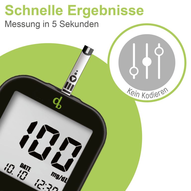 shopapotheke adia Blutzuckerteststreifen 50 Stück Blutzucker-Selbstkontrolle bei Diabetes 50% Rabatt mit kostenlosem Versand