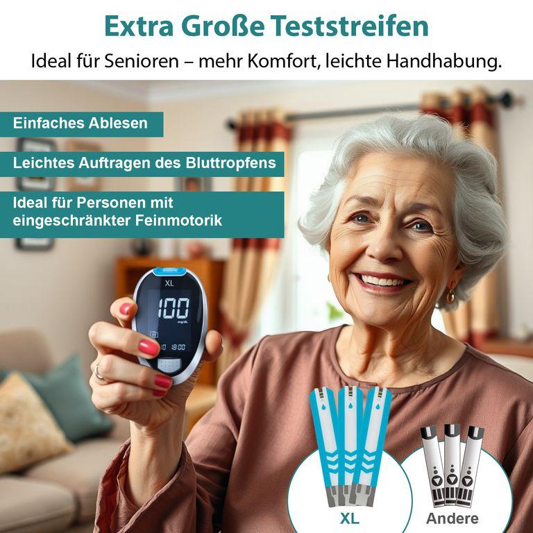 shopapotheke GlucoCheck XL Blutzuckerteststreifen 100 Stück Clearance-Verkauf