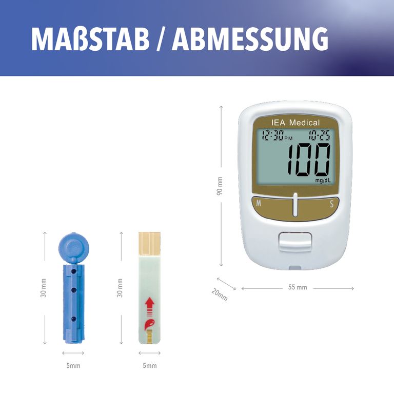 shopapotheke IEA Medical Blutzuckermessgerät Set Auslauf