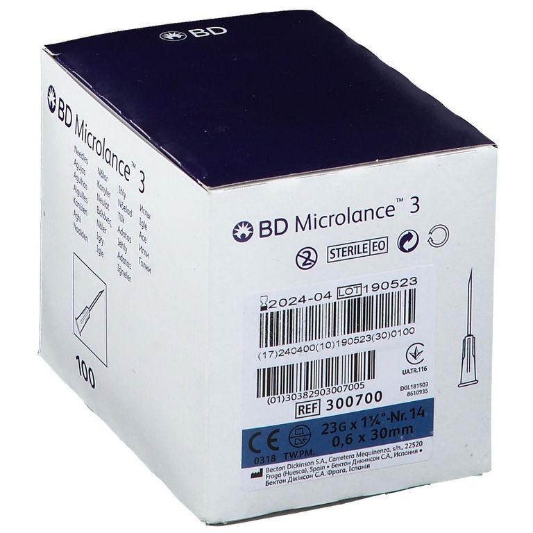 shopapotheke BD Microlance 3 Kanülen 23 G 1/4 0 6 x 30 mm Rabatt
