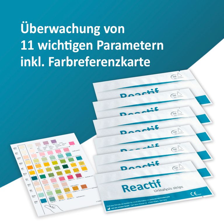 shopapotheke Reactif Gesundheitstest - Urin Teststreifen für 11 Parameter Online Shopping