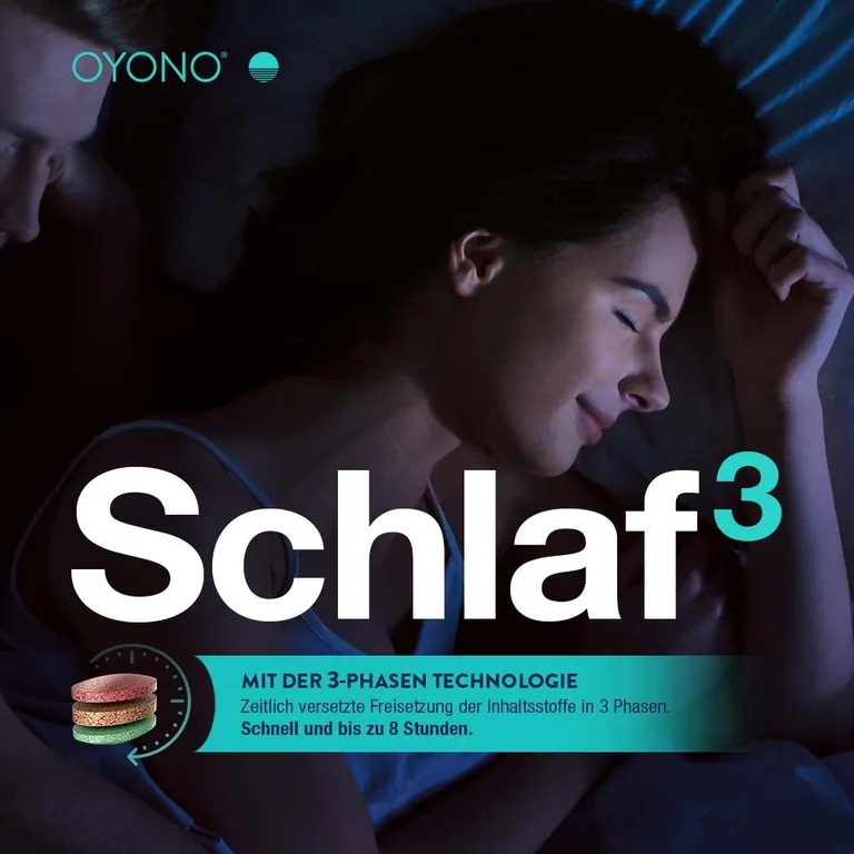 shopapotheke OYONO® Nacht Intens mit 1 9mg Melatonin und Ashwagandha Baldrian Lavendel - Jetzt 10% mit dem Code klosterfrau2025 sparen* Osterangebot