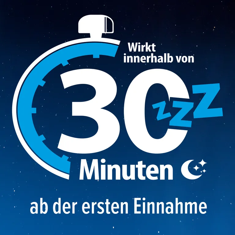 shopapotheke Hoggar® Night 25 mg Schmelztabletten zur praktischen Einnahme ohne Wasser bei akuten Ein- und Durchschlafstörungen Lagerräumung