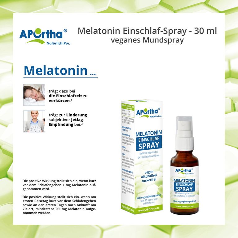 shopapotheke APOrtha® Melatonin Einschlaf-Spray Wochenangebot