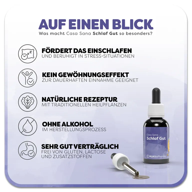 shopapotheke Casa Sana Schlaf Gut für einen ruhigen Schlaf Kostenlose Rückgabe