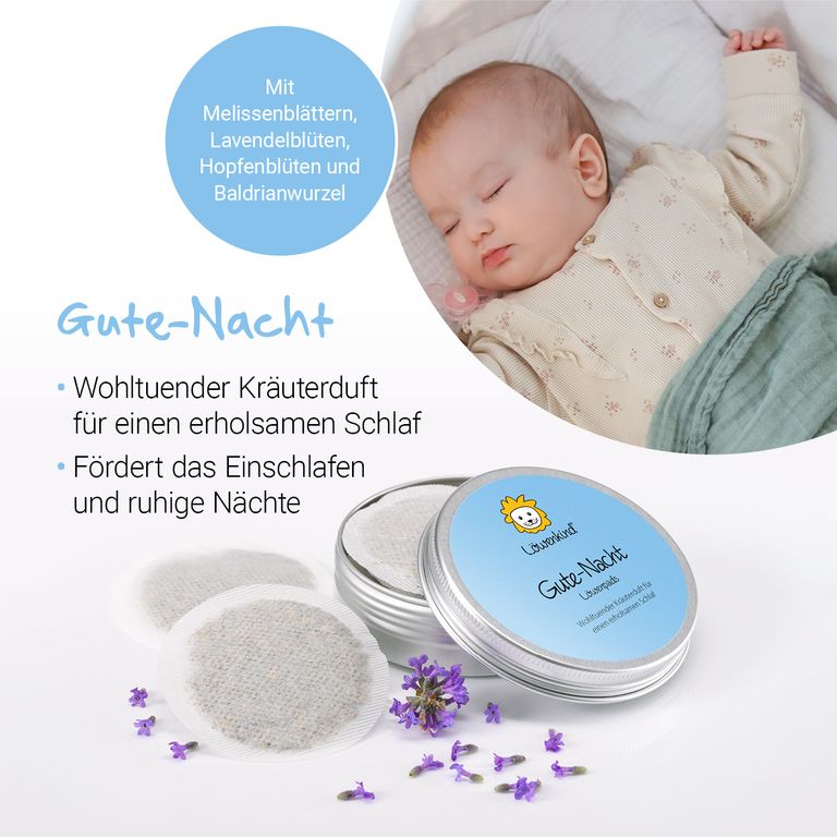 shopapotheke LÖWENKIND Einsteigerbox mit Halstuch "Mini" Grau Gute-Nacht und Rotznäschen Sonderangebot der Fabrik