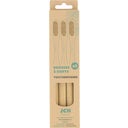 eccoverde JCH Respect Bambus Zahnbürsten Natural (3 Stk)